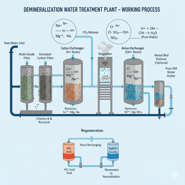 Demineralization Water Treatment Plant - Water Filter Price In ...